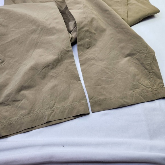 Marmot Pants Zip Pockets Foldable Hem Zip Fly Button Closure Brown Size 14 - Picture 6 of 9